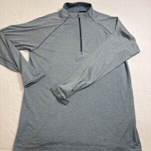 SHIRT 1/4 ZIP  Lululemon MENS XL  Metal Vent TechPullover Long Sleeve Green
